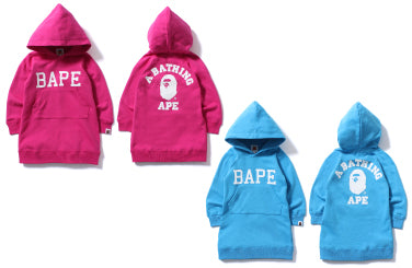 COLLEGE HOODIE DRESS bape