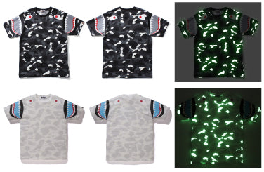 Bape city camo shark tee on sale