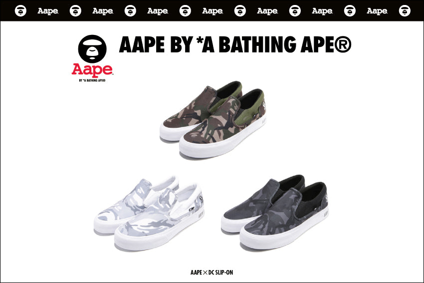 AAPE x DC Shoes Slip-on | bape.com