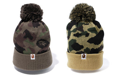 ◼️希少品◼️ ア　ベイシング　エイプ 初期　ファーストカモ　ビーニー帽 1ST CAMO KNIT CAP | bape.com