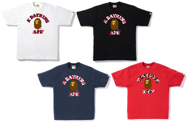 KATAKANA COLLEGE TEE | bape.com