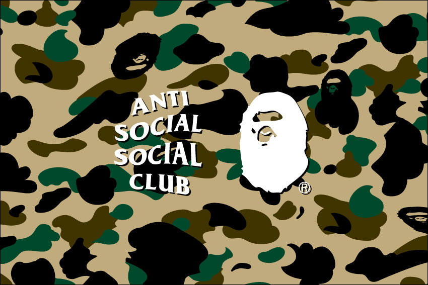 メンズabathingape ×Anti Social Social Club ベイプ