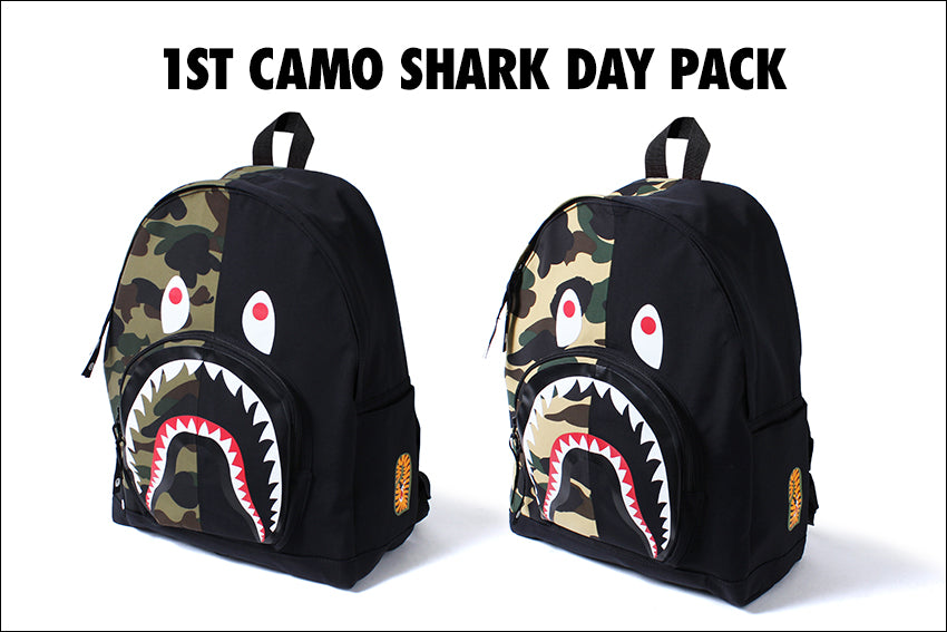 1ST CAMO SHARK DAY PACK | bape.com