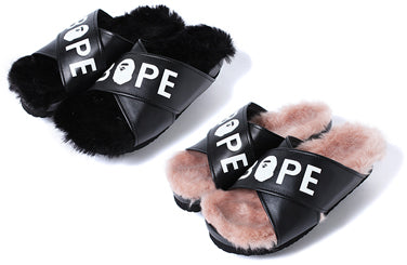 BAPE® FUR SLIPPER | bape.com