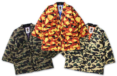 1ST CAMO HANTEN LIGHT DOWN JACKET bape