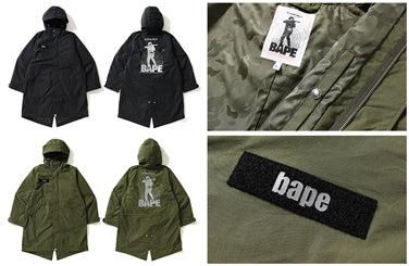 LINING ABC JACQUARD M-51 HOODIE JACKET | bape.com