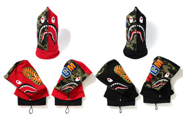 買い銀座BAPE 1ST CAMO SHARK MASK シャーク マスク 緑 その他