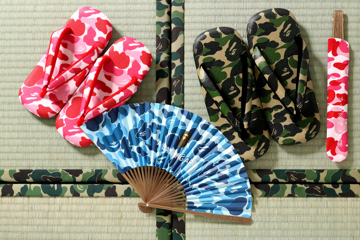 ABC JAPANESE SANDALS / ABC JAPANESE FOLDING FAN | bape.com