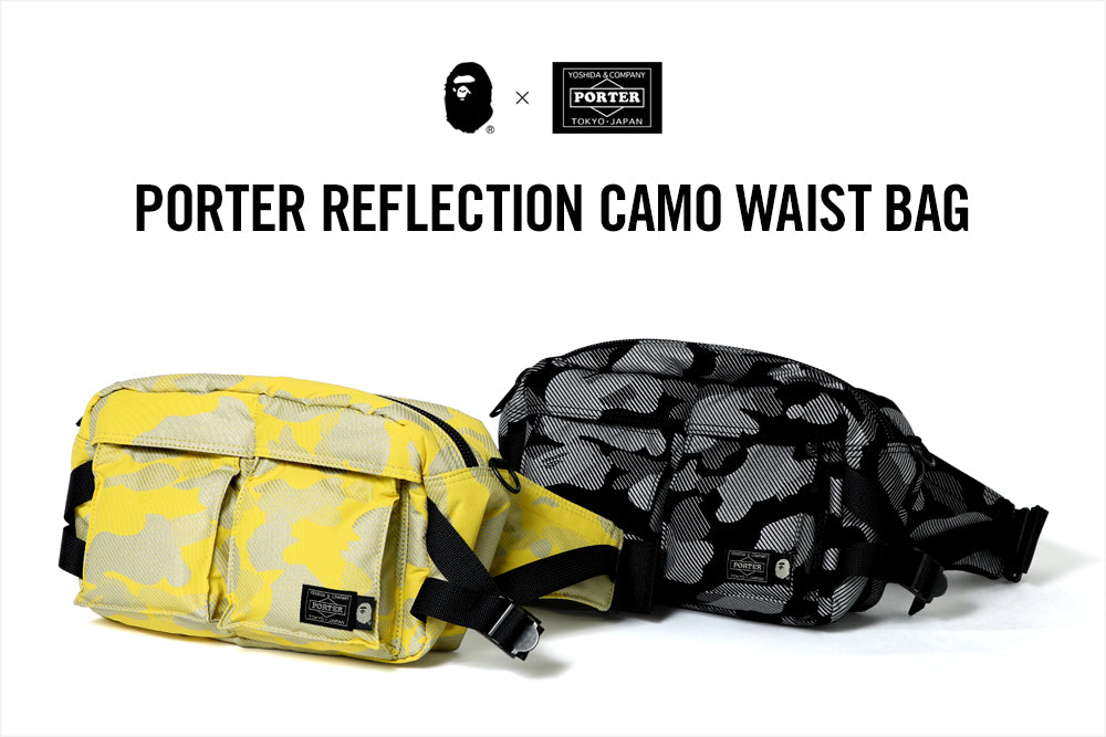 PORTER REFLECTION CAMO WAIST BAG | bape.com