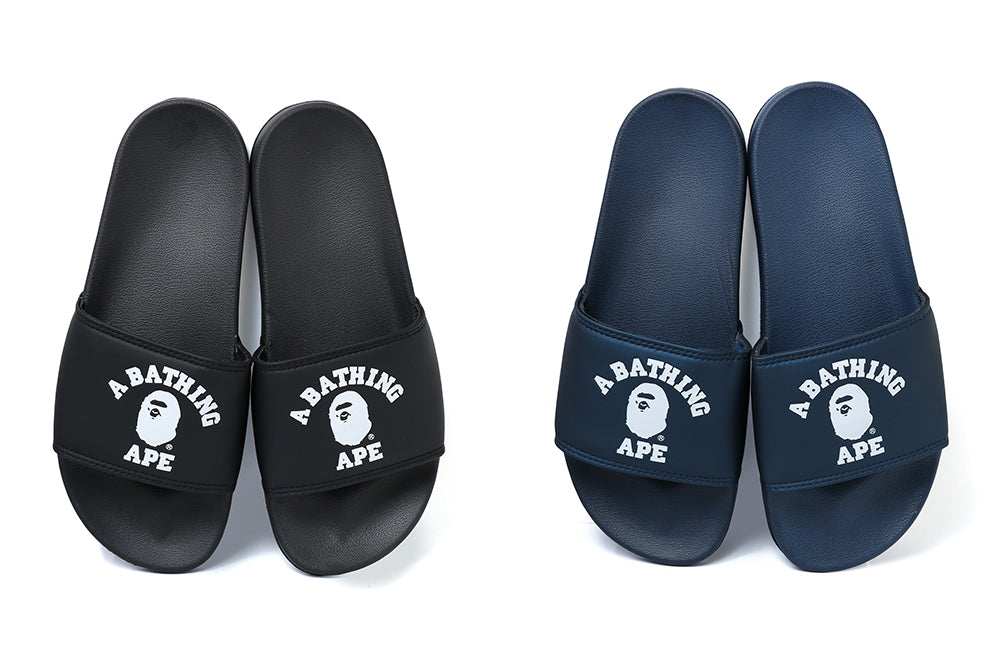 COLLEGE SLIDE SANDALS bape