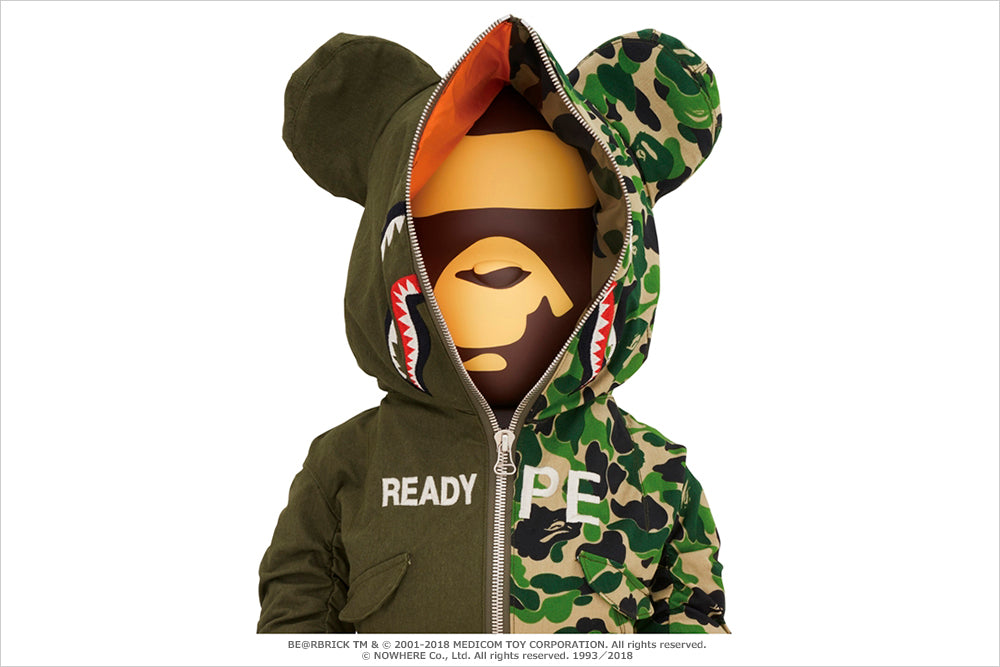 A BATHING APE® x READY MADE® x BE@RBRICK | bape.com