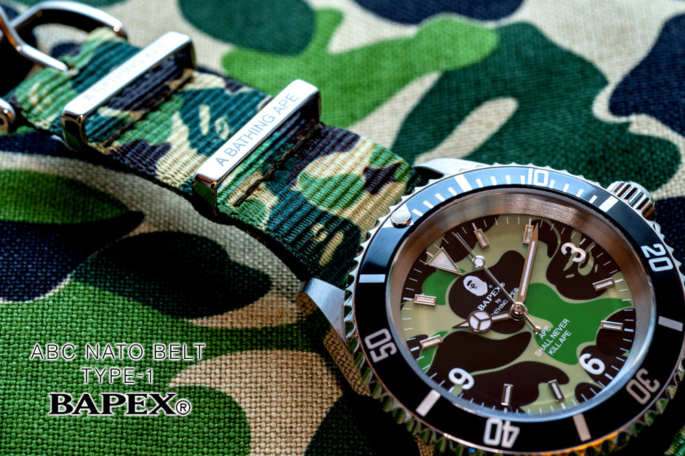 メンズBAPE ABC Belt Type 1 Bapex Watch