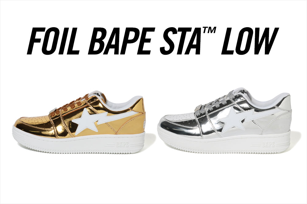 BAPE STA マイロ　シルバー　未開封 FOIL BAPE STA™ LOW | bape.com