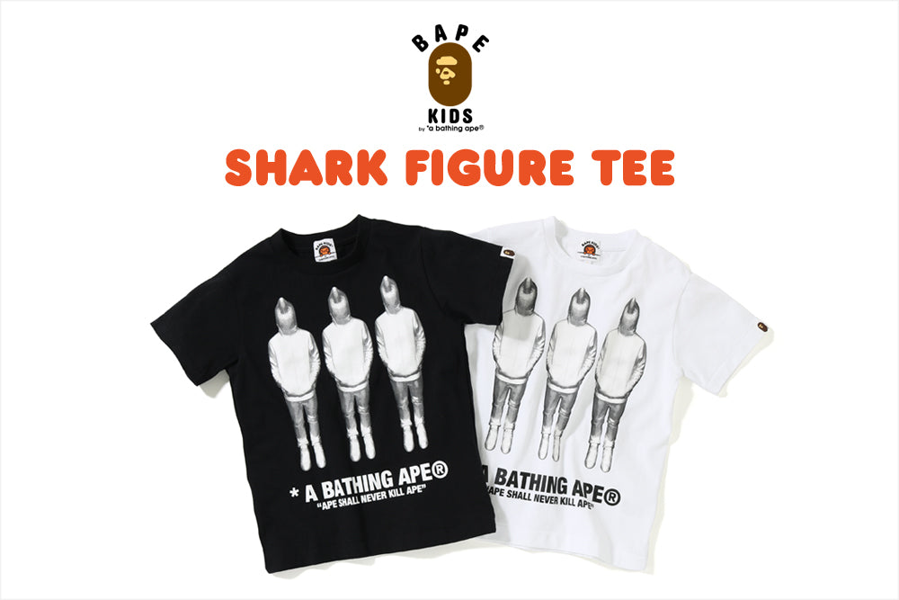 【nocta@ 】APE シャークフィギュア　アベイシングエイプ SHARK FIGURE TEE | bape.com