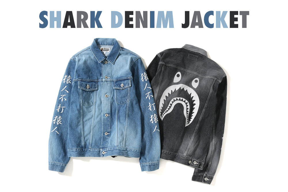 SHARK DENIM JACKET | bape.com