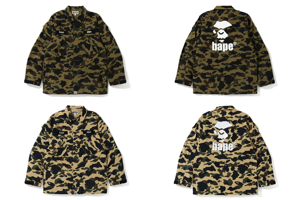 1ST CAMO TACTICAL MILITARY SHIRT | bape.com