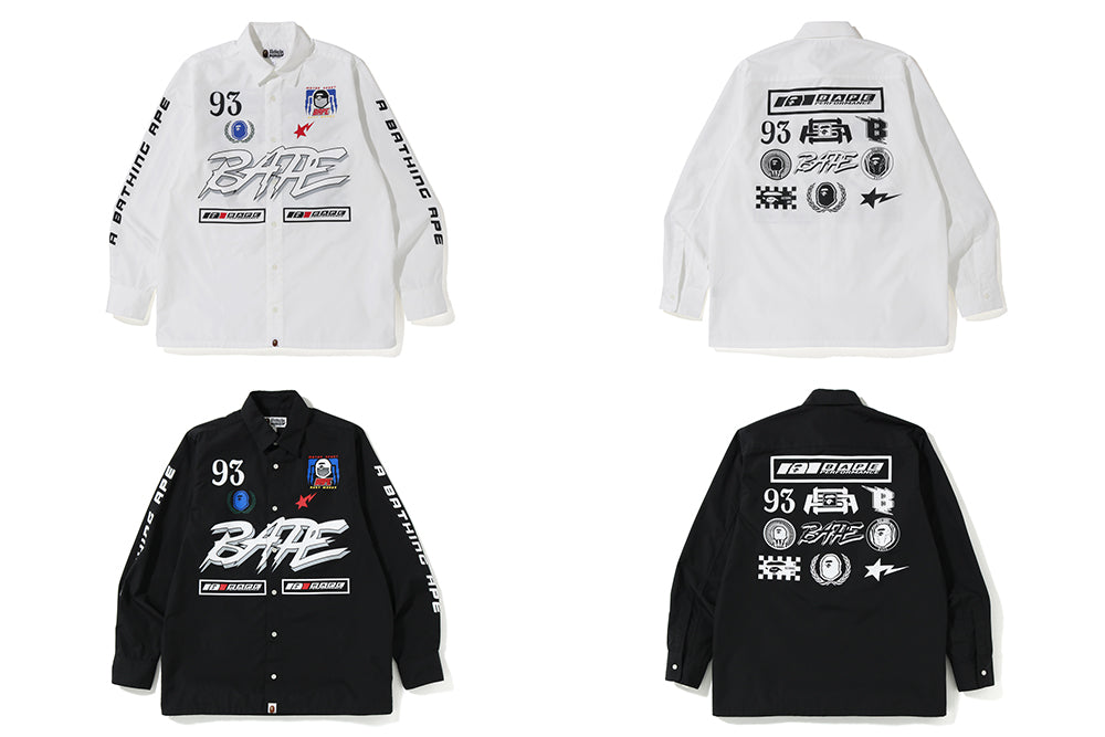 MOTOR SPORT WIDE SHIRT | bape.com