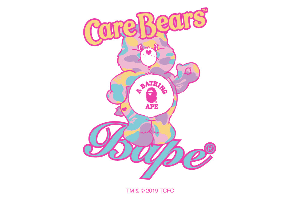 Bape care bears discount hoodie