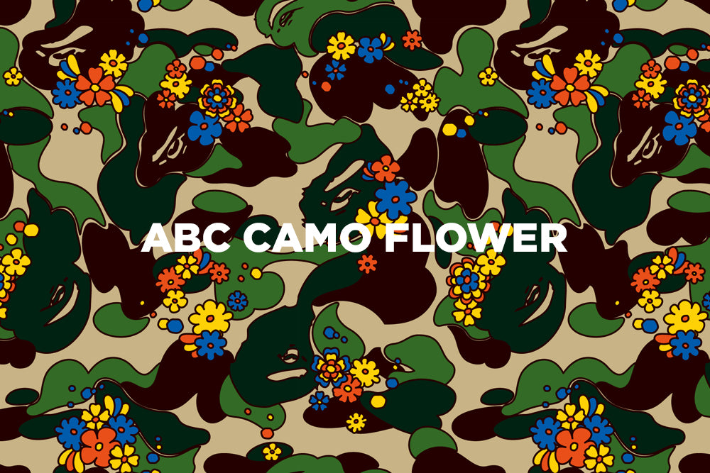 新品 A BATHING APE ABC CAMO イエローカモ ハンカチ ABC CAMO TENUGUI（ハンカチ/ハンドタオル）｜A BATHING APE（ア
