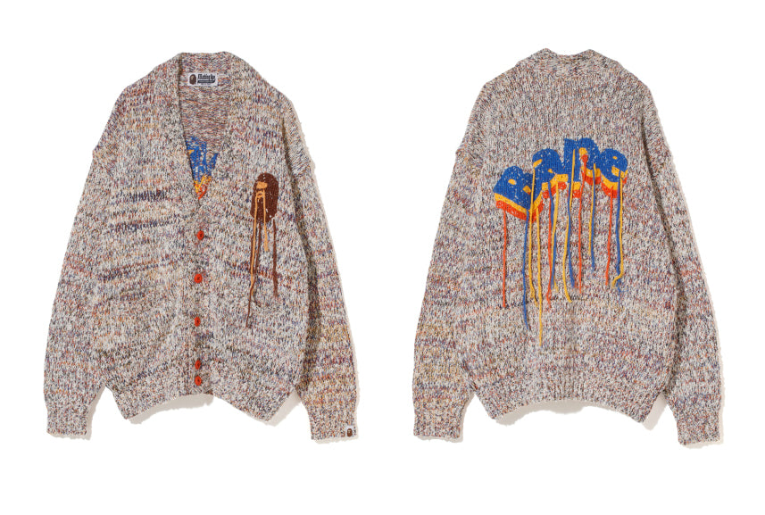 MULTI COLOR KNIT CARDIGAN | bape.com