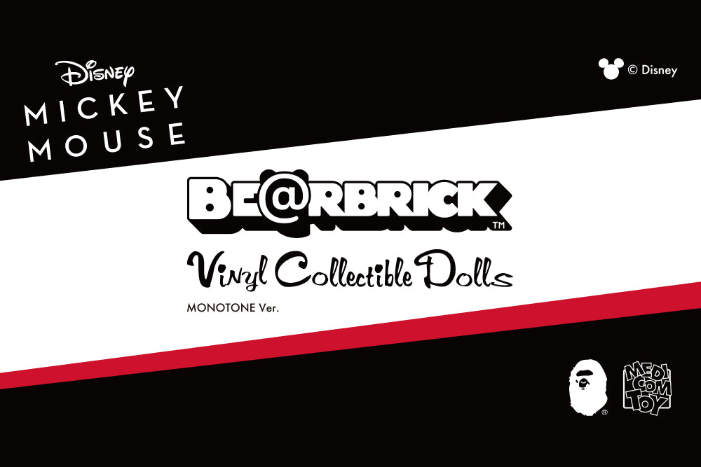 BE@RBRICK BAPE® MICKEY MOUSE ＆ VCD BAPE® MICKEY MOUSE | bape.com