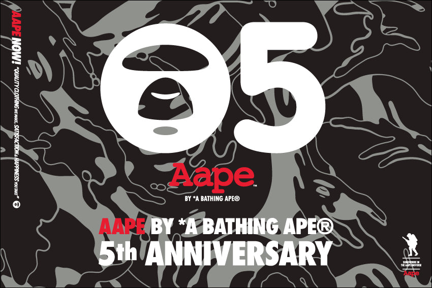 AAPE BY A BATHING APE® 5TH ANNIVERSARY | bape.com