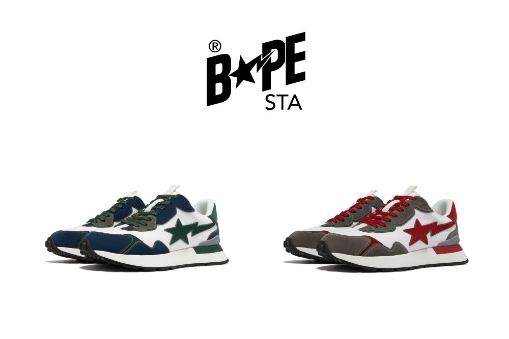 鮮やかなカラーコンビネーションのBAPE® ROAD STA EXPRESS登場 | bape.com