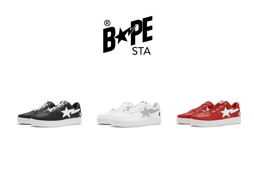 ラグジュアリーなデボス加工を施した、BAPE STA™が登場。 | bape.com