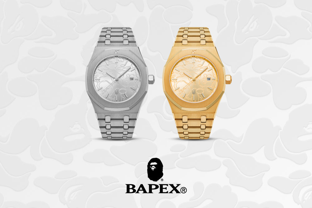 シルバーとゴールドが輝く新作「TYPE 9 BAPEX®」が登場 | bape.com