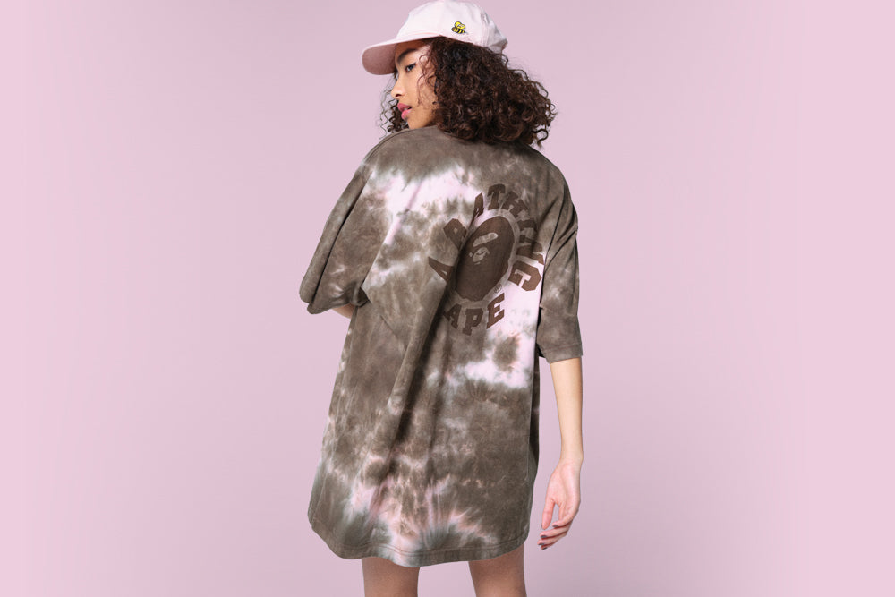 TIE DYE TEE ONEPIECE | bape.com