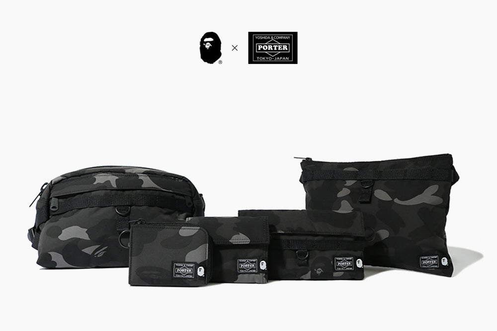 Bape waist bag cheap black