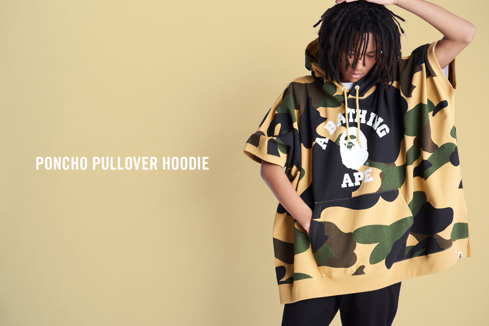 PONCHO PULLOVER HOODIE | bape.com