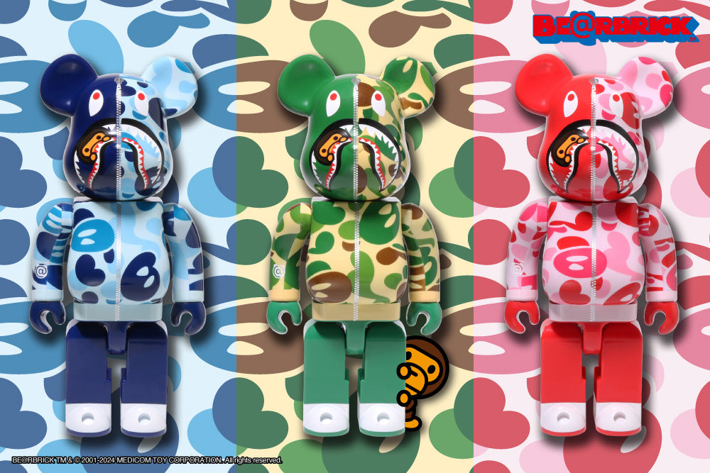 BE@RBRICK BABY MILO® CAMO SHARK | bape.com