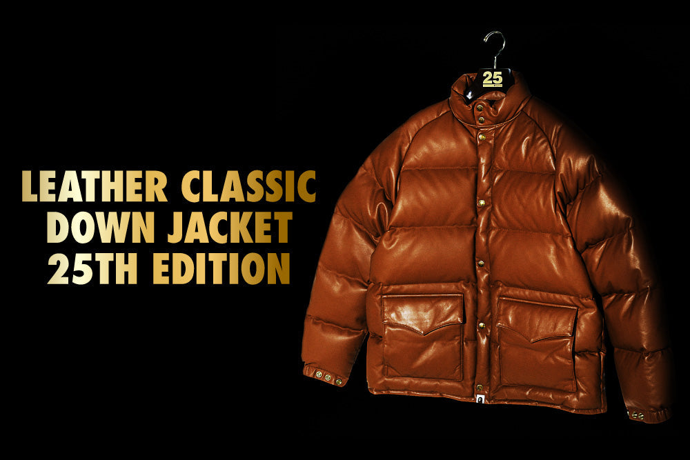 アベイシングエイプ Leather Classic Down Jacket S LEATHER CLASSIC DOWN 25TH | bape.com