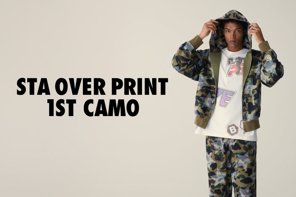 STA OVER PRINT 1ST CAMO COLLECTION | bape.com