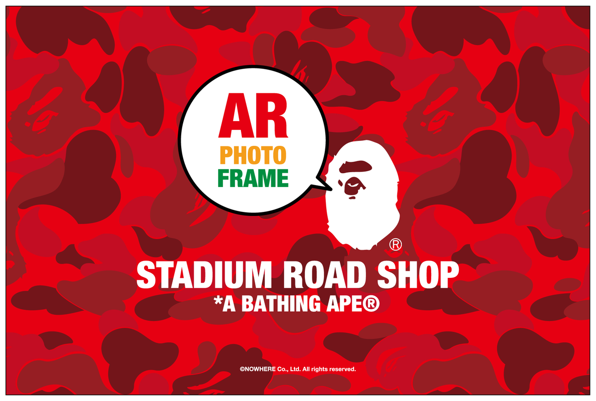 BAPE® STADIUM ROAD SHOP AR PHOTO FRAME | bape.com