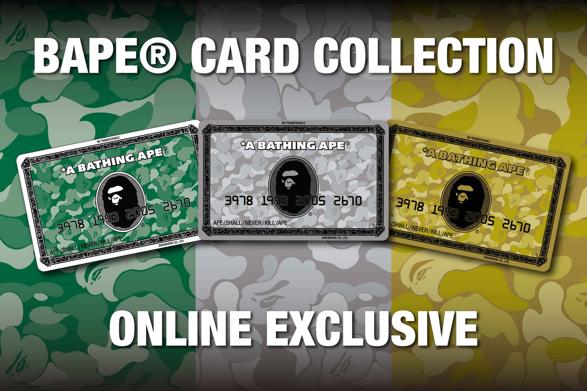 ONLINE EXCLUSIVE BAPE® CARD COLLECTION | bape.com