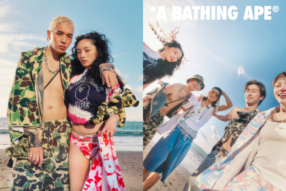 BAPE®が“90sレイヴ”のエッセンスを現代に落とし込んだ、ビーチ