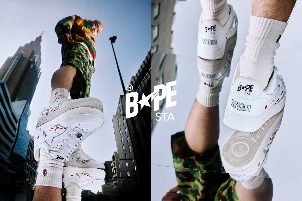 パテントレザーが際立つ、アイコニックなBAPE STA™ SHARKが登場 | bape.com