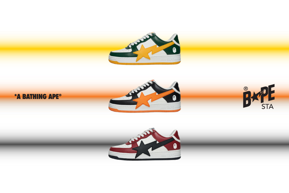夏の足元を彩る、鮮やかなBAPE STA™ OSが登場。 | bape.com 夏の足元を彩る、鮮やかなBAPE STA™ OSが登場。 | bape.com