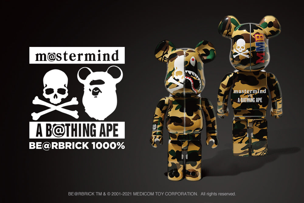 エンタメ/ホビーMASTER MIND VS BAPE®️BE@RBRICK 100%&400%