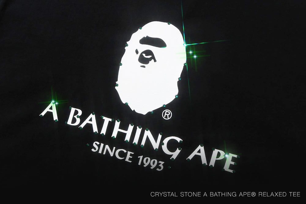CRYSTAL STONE A BATHING APE RELAXED TEE | bape.com