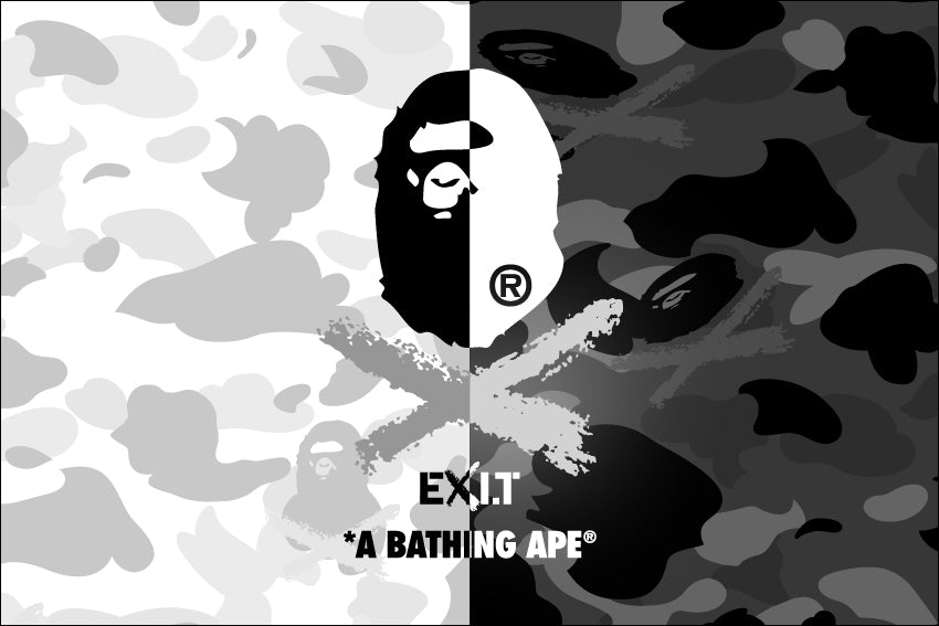 Bathing ape background best sale