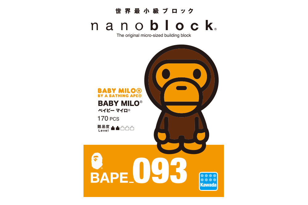 BABY MILO® ｘ nanoblock® | bape.com