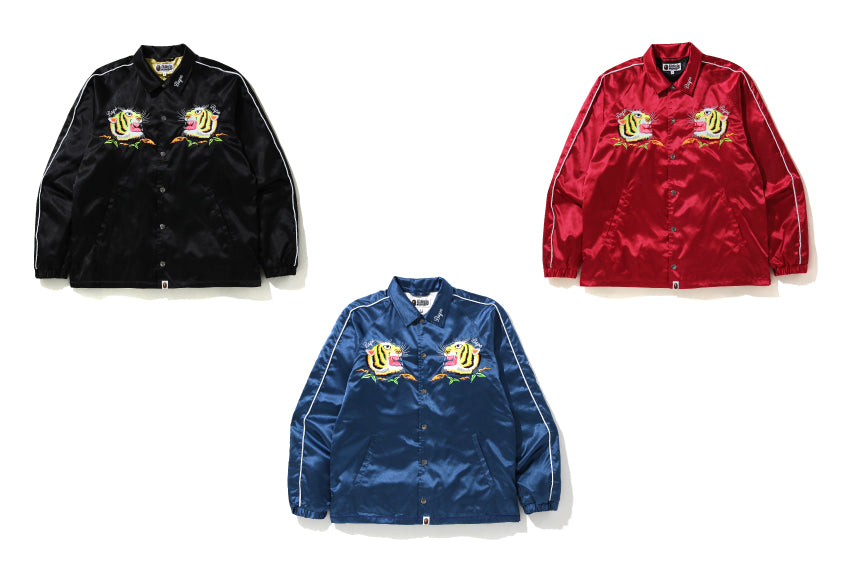 ジャケット・アウター BAPE COACH board jacket A BATHING APE® BAPE Patch Coach Jacket | Bape official