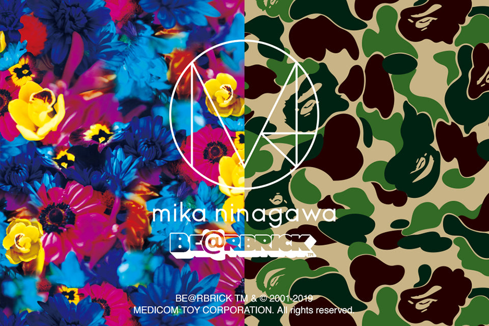 MEDICOM TOY - BE@RBRICK BAPE × M/mika ninagawa BAPE x M / mika ninagawa Medicom Toy BE@RBRICKS | Hypebeast
