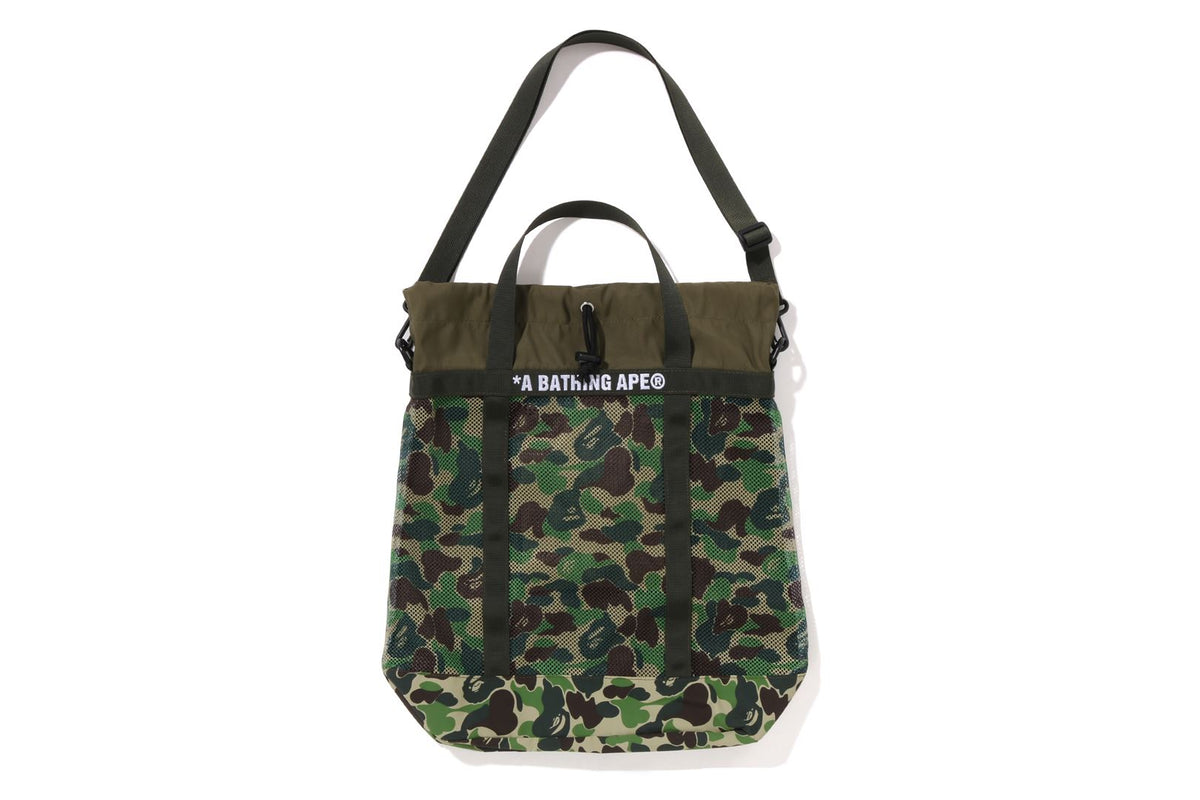 ABC CAMO MESH TOTE BAG