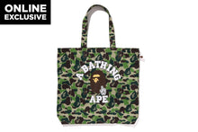 BAPE CAMO GO APE POINTER COLLEGE TOTE BAG BAPEC