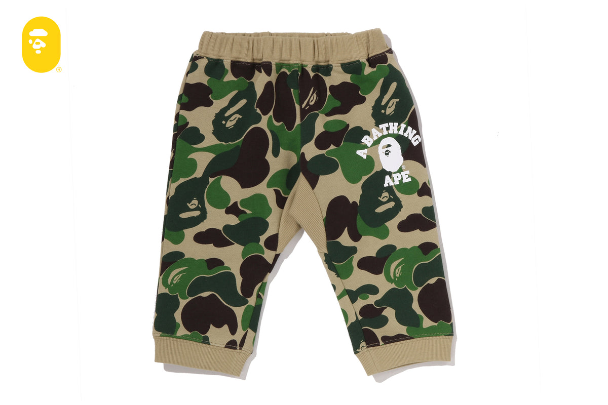 ABC CAMO COLLEGE BABY PANTS | bape.com