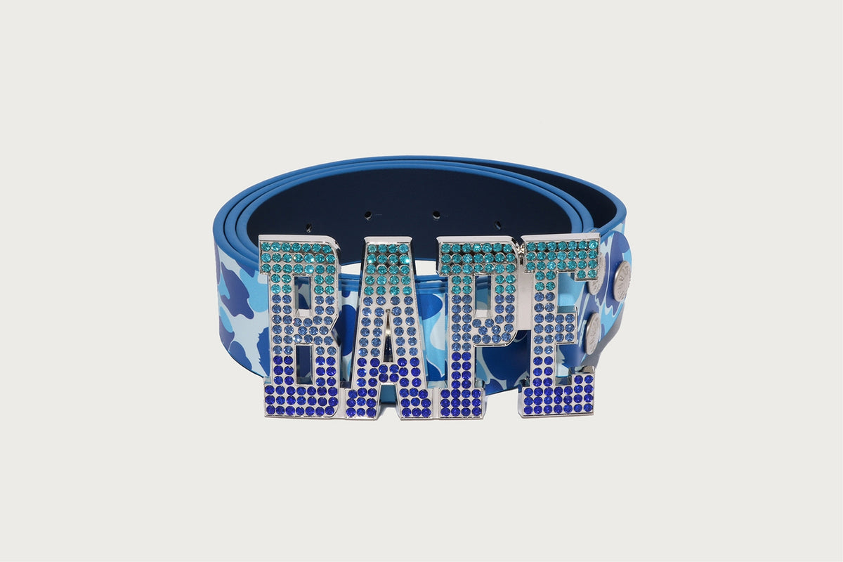 ABC CAMO BAPE LEATHER BELT | bape.com